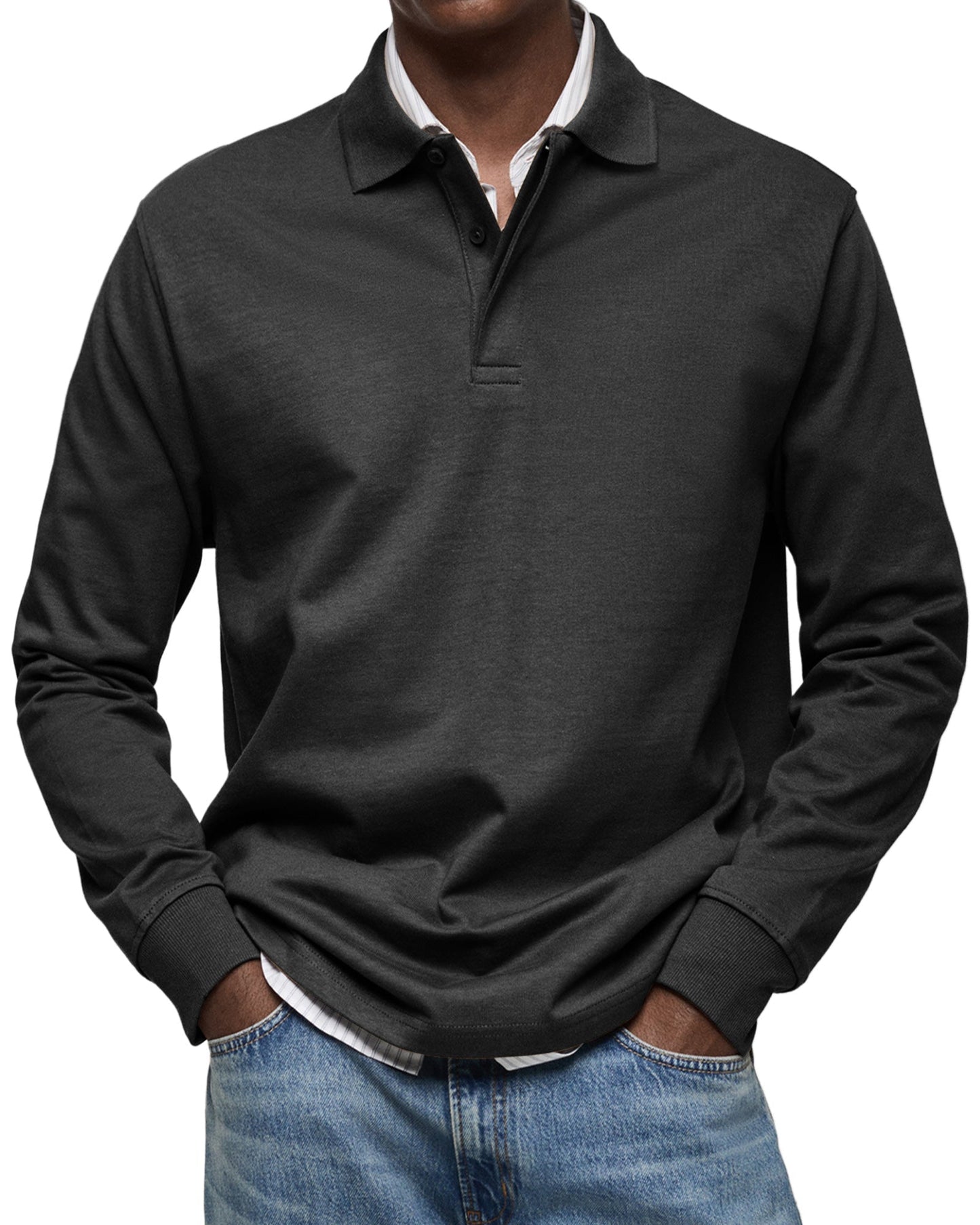 NEWPORT RESERVE | Langarm-Poloshirt