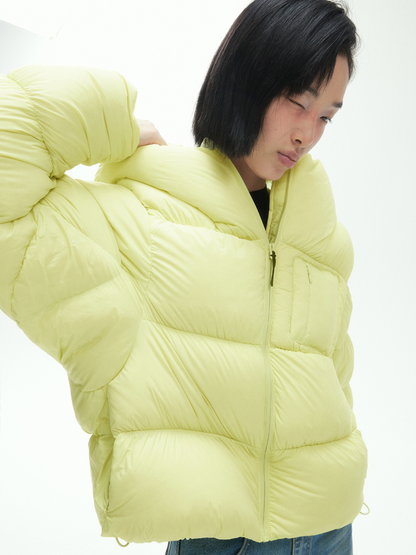 RavenScope - Damen 90% weiße Entendaunen Pufferjacke mit Kapuze