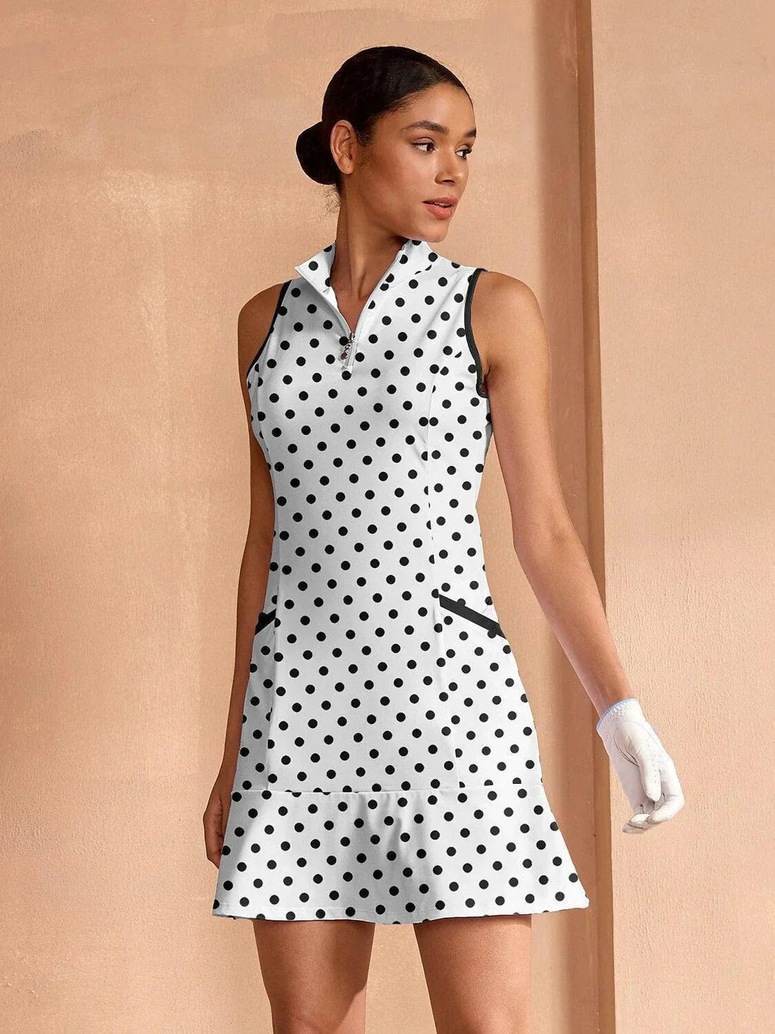 Hyper-prep Ruffle 35,5 Zoll Kleid für Golf, Pickleball & Tennis