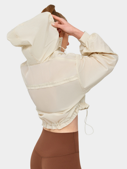 MesaCrate - Damen Leichte Atmungsaktive Taillierbare Jacke