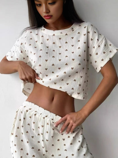 Liber Spring Damen Gaze Liebe Nachtwäsche