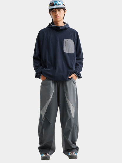 Crag - Unisex Feuchtigkeitsableitender Hoher Kragen Hoodie Basisschicht