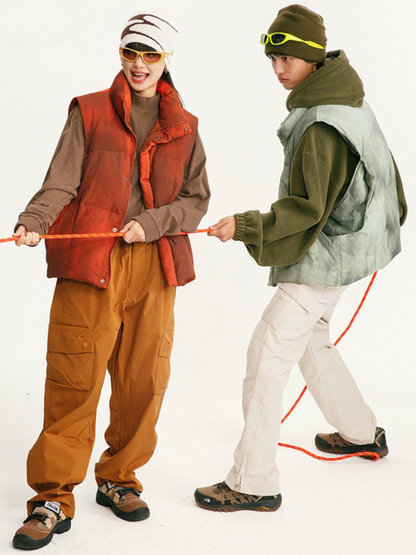 BluffTop - Unisex 90% Weiße Entendaunen Handgefärbte Wasserfeste Daunenweste