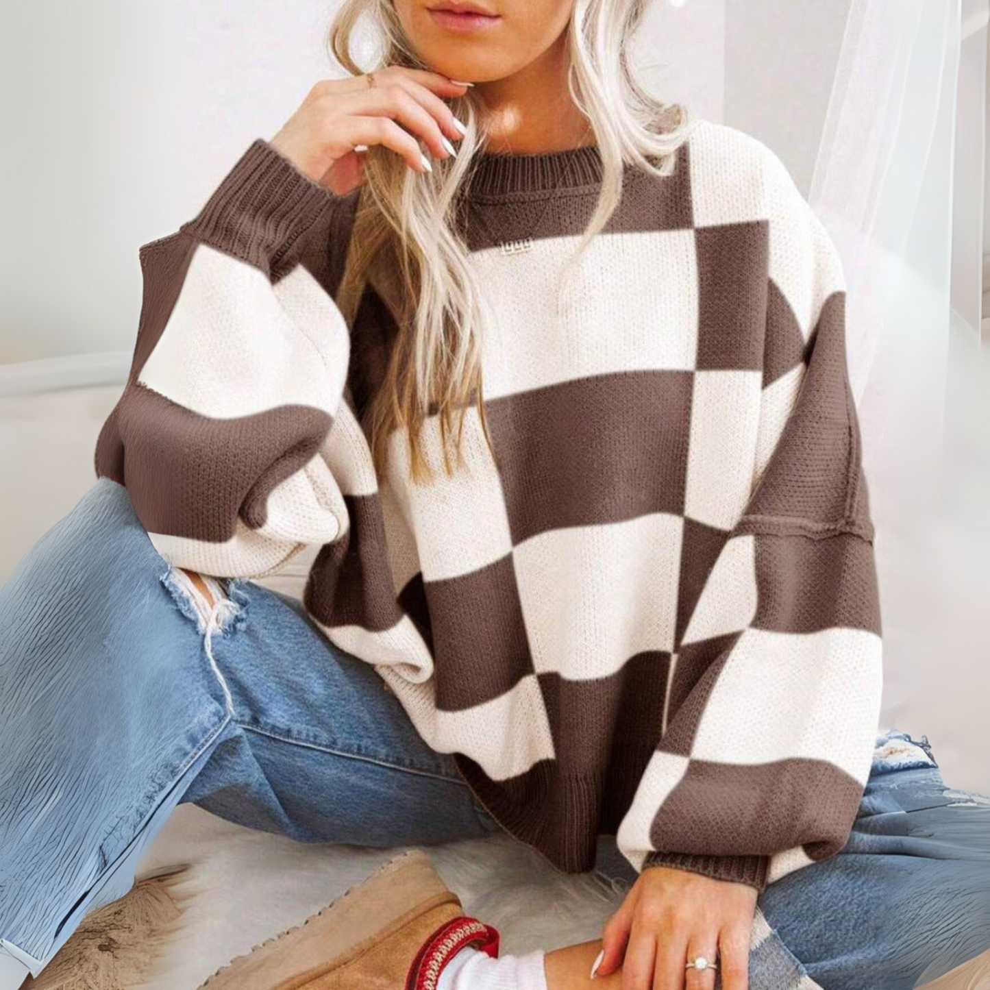 PINEDA™ – Lässiger Langarmpullover mit weiter Passform