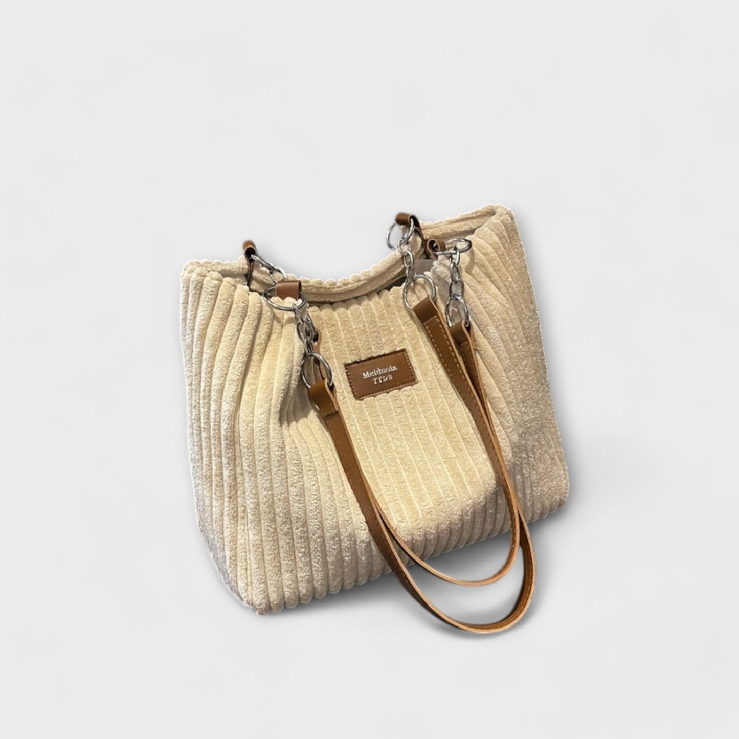 Olivia - Weiche Cord Schultertasche
