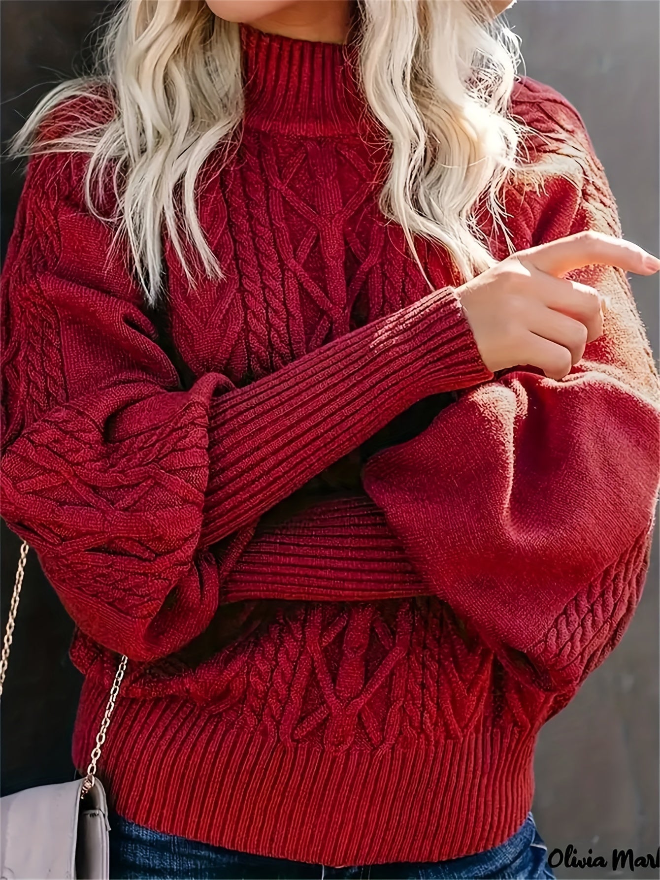 Linnea™ | Eleganter Pullover mit Zopfmuster