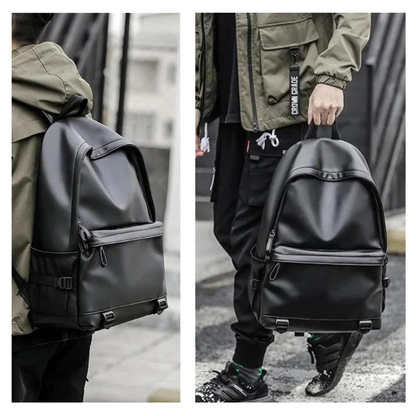 Herren Leder Rucksack