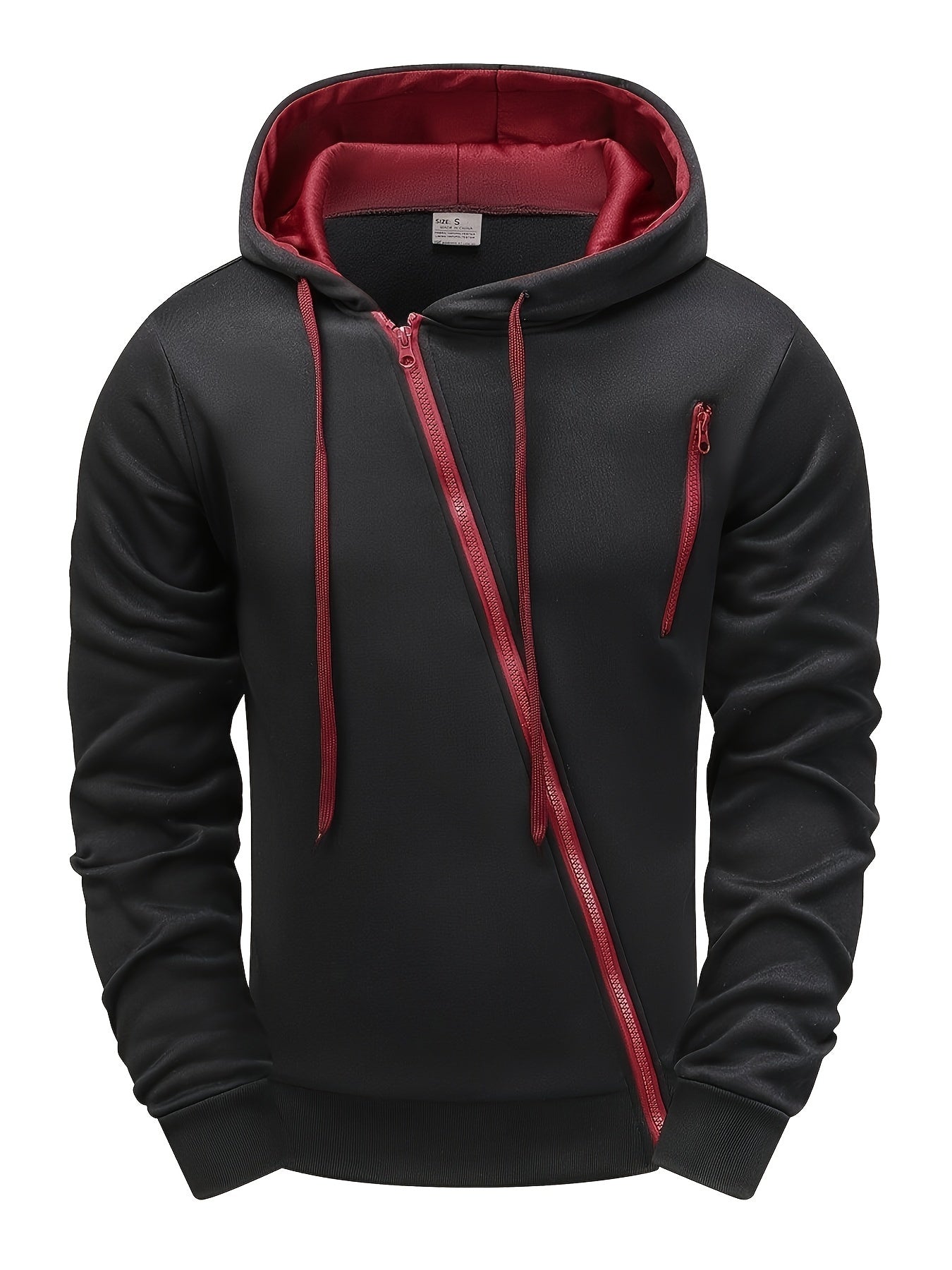 Hendro – Lässiger Langarm-Hoodie mit Reißverschluss