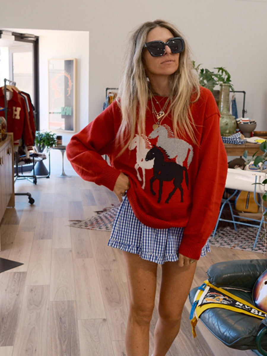 Kettenglied Ma Tuan Strickpullover