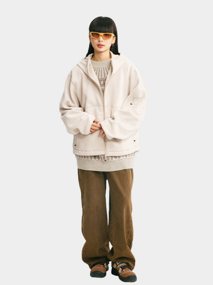 BearBoard - Unisex Warme Fleece Kapuzenjacke