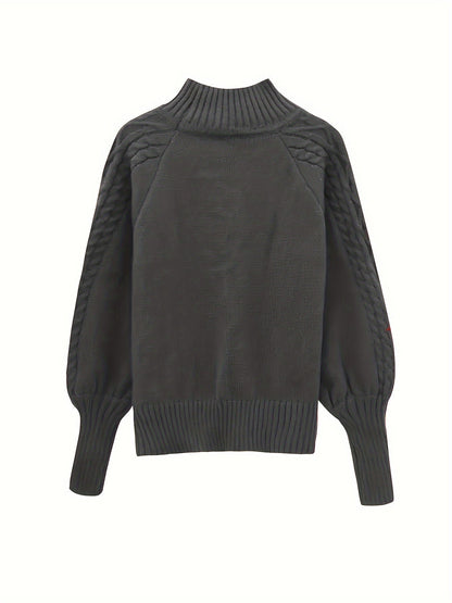 Linnea™ | Eleganter Pullover mit Zopfmuster