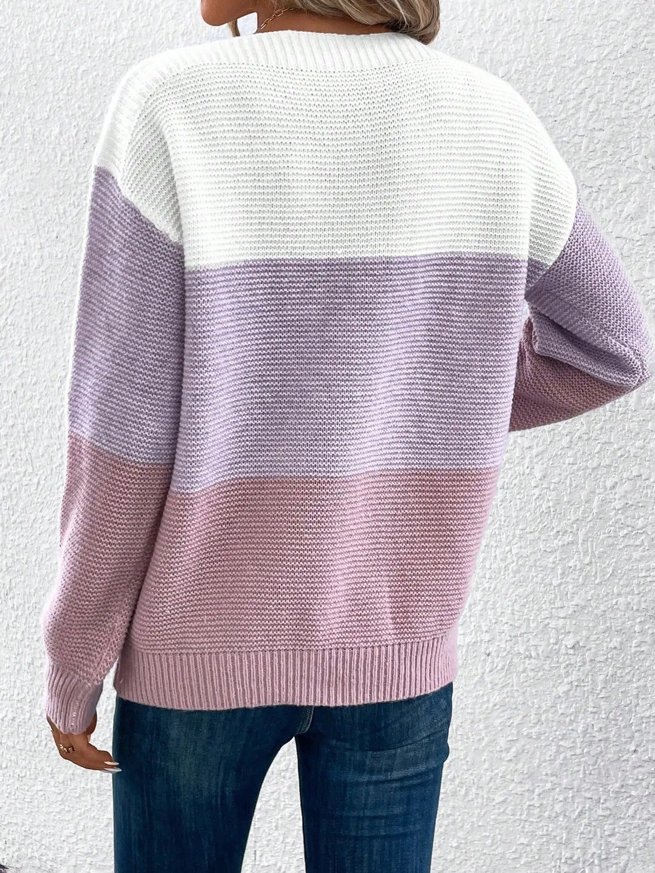 Sophie | Figurbetonter Ombre Pullover