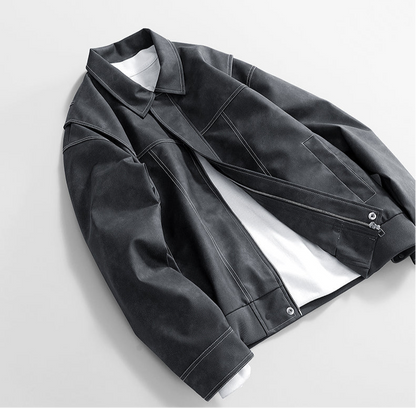 Hafford Klassische Lederjacke