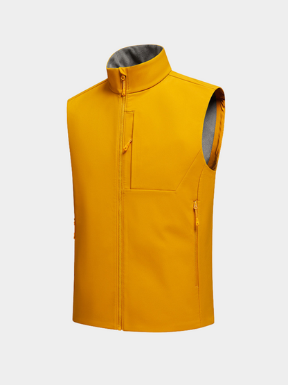 CanyonView - Unisex Stehkragen Thermo Softshell Weste