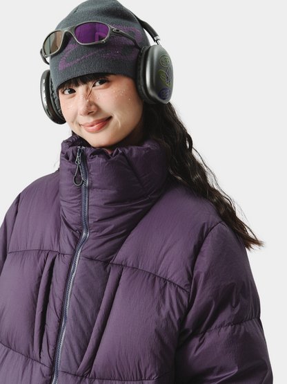 CougarStep - 95% weiße Gänsedaunen Jacke mit dreifacher Schutzfunktion und Stehkragen