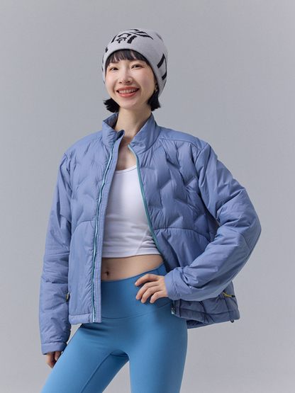 DryBench - Gesplitteter Kragen Outdoor Daunenjacke