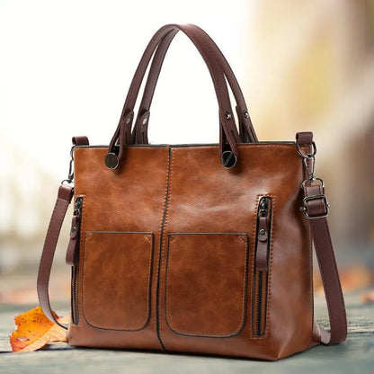 Amanda™ | Leder Schultertasche