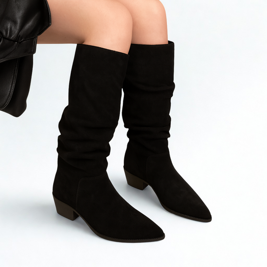 ELYRA™ | Wildleder Knielange Stiefel