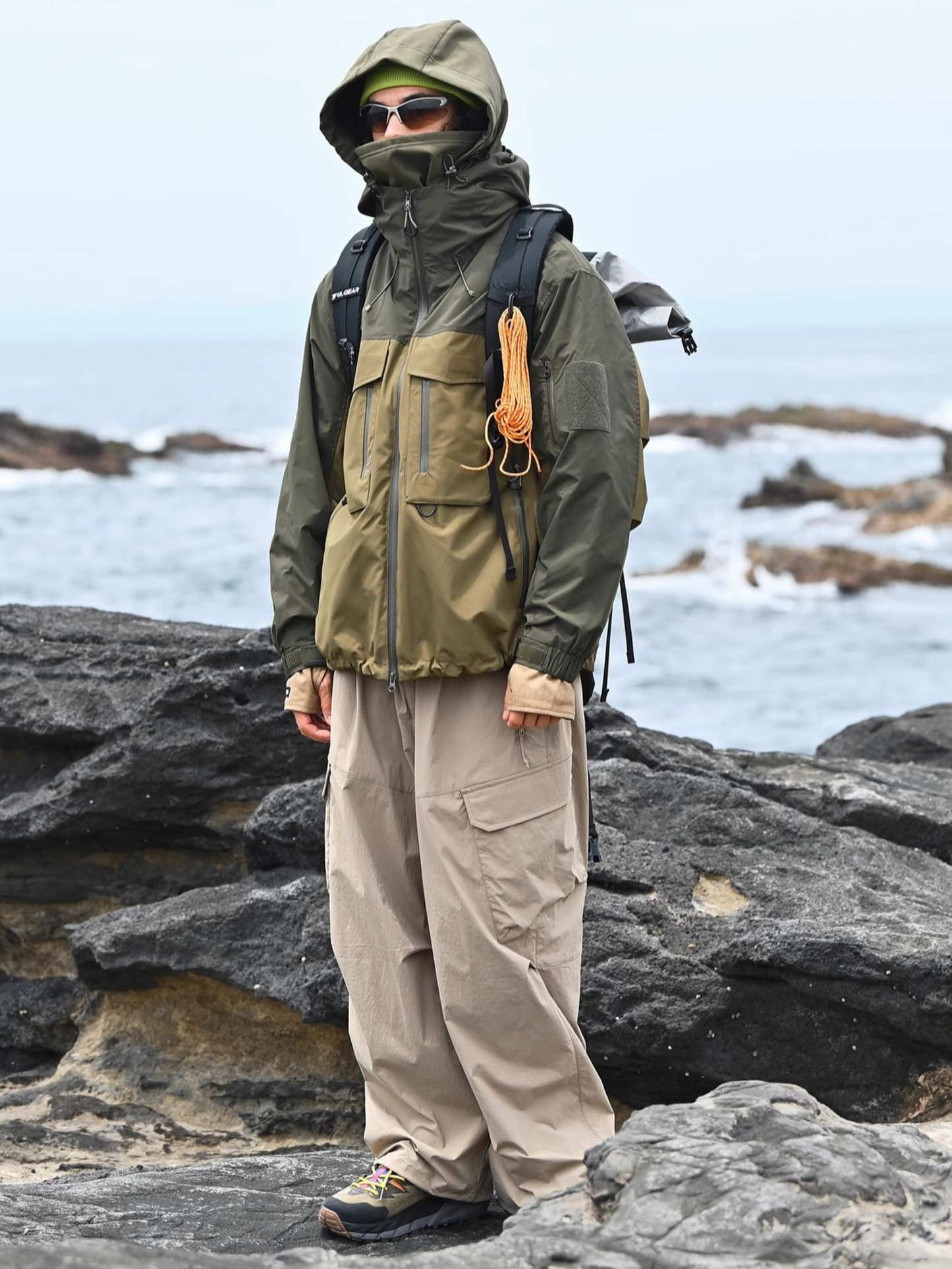 CanyonLife - Unisex Hard Shell Wasserdichte Outdoor-Jacke