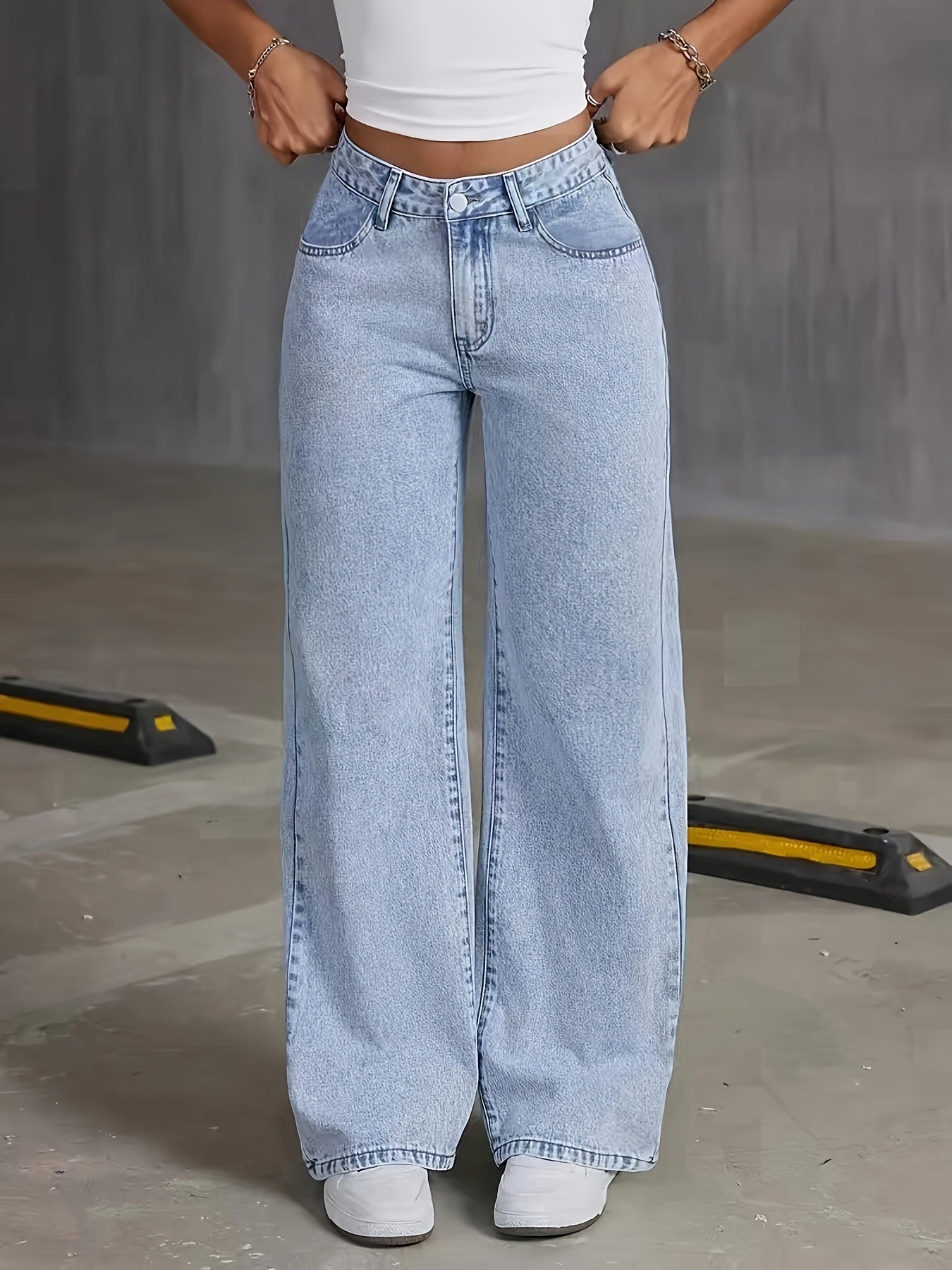 PHILIPPA™ - Trendy Hochgeschnittene Jeans