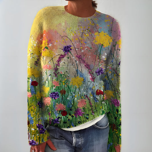 Ida™ | Künstlerisch gemusterter Pullover