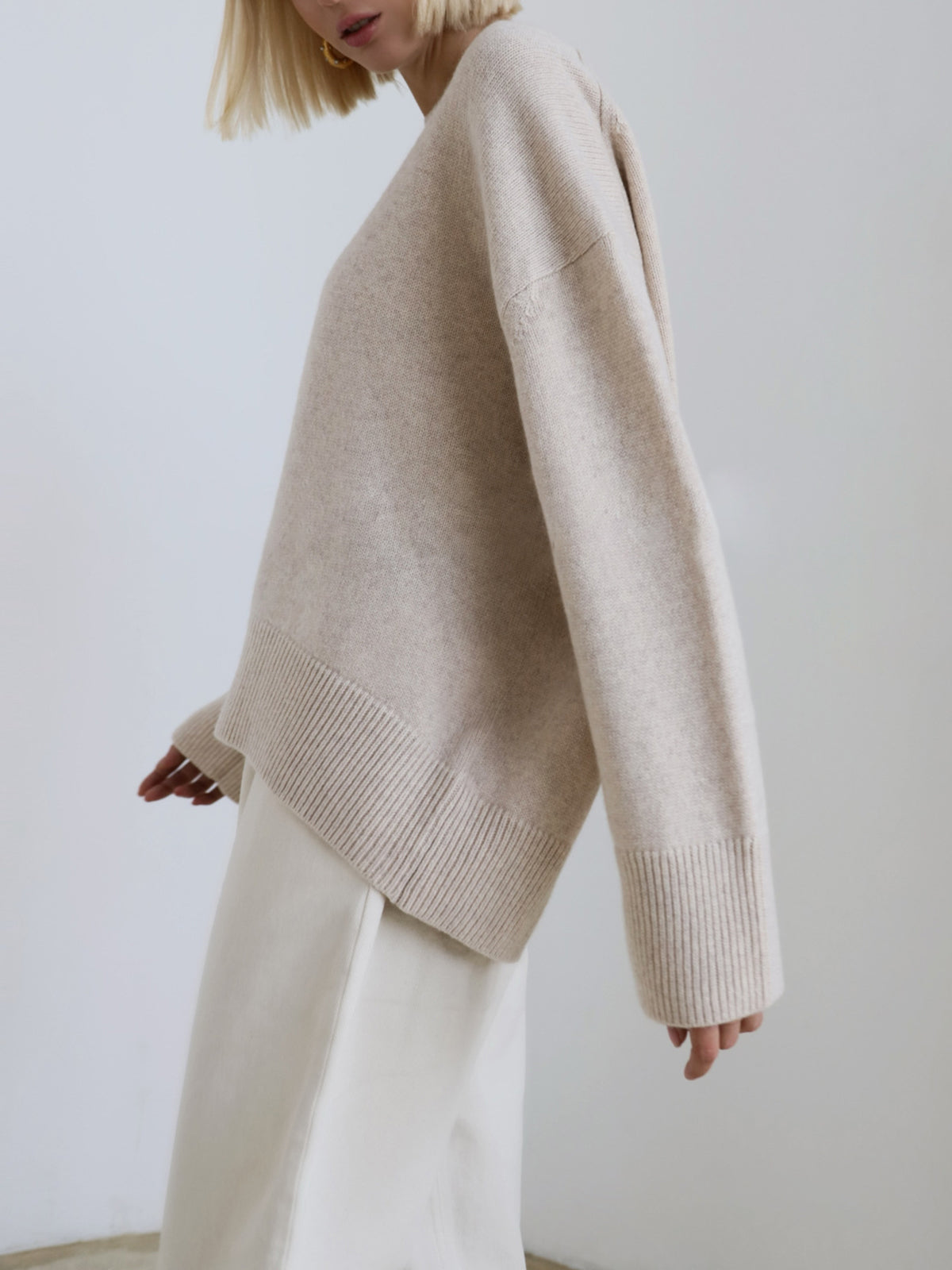 Zuckerwatte Oversized Pullover