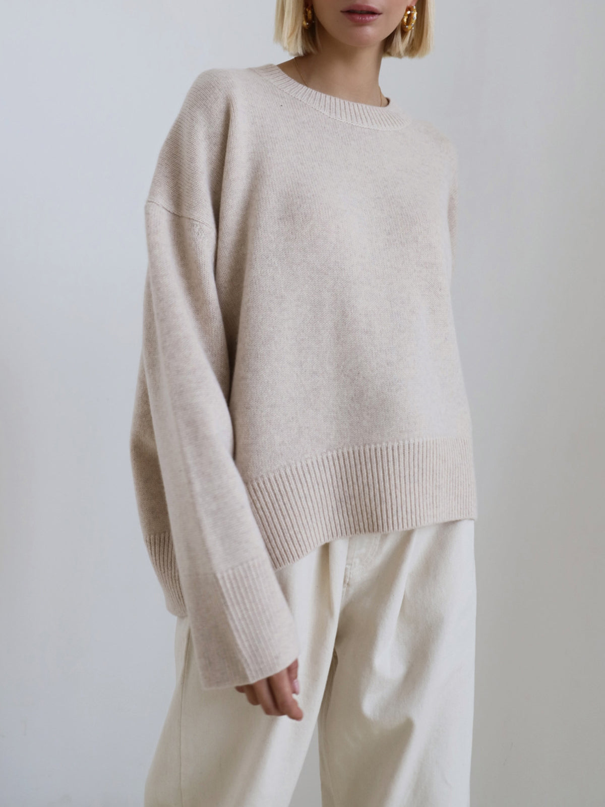 Zuckerwatte Oversized Pullover