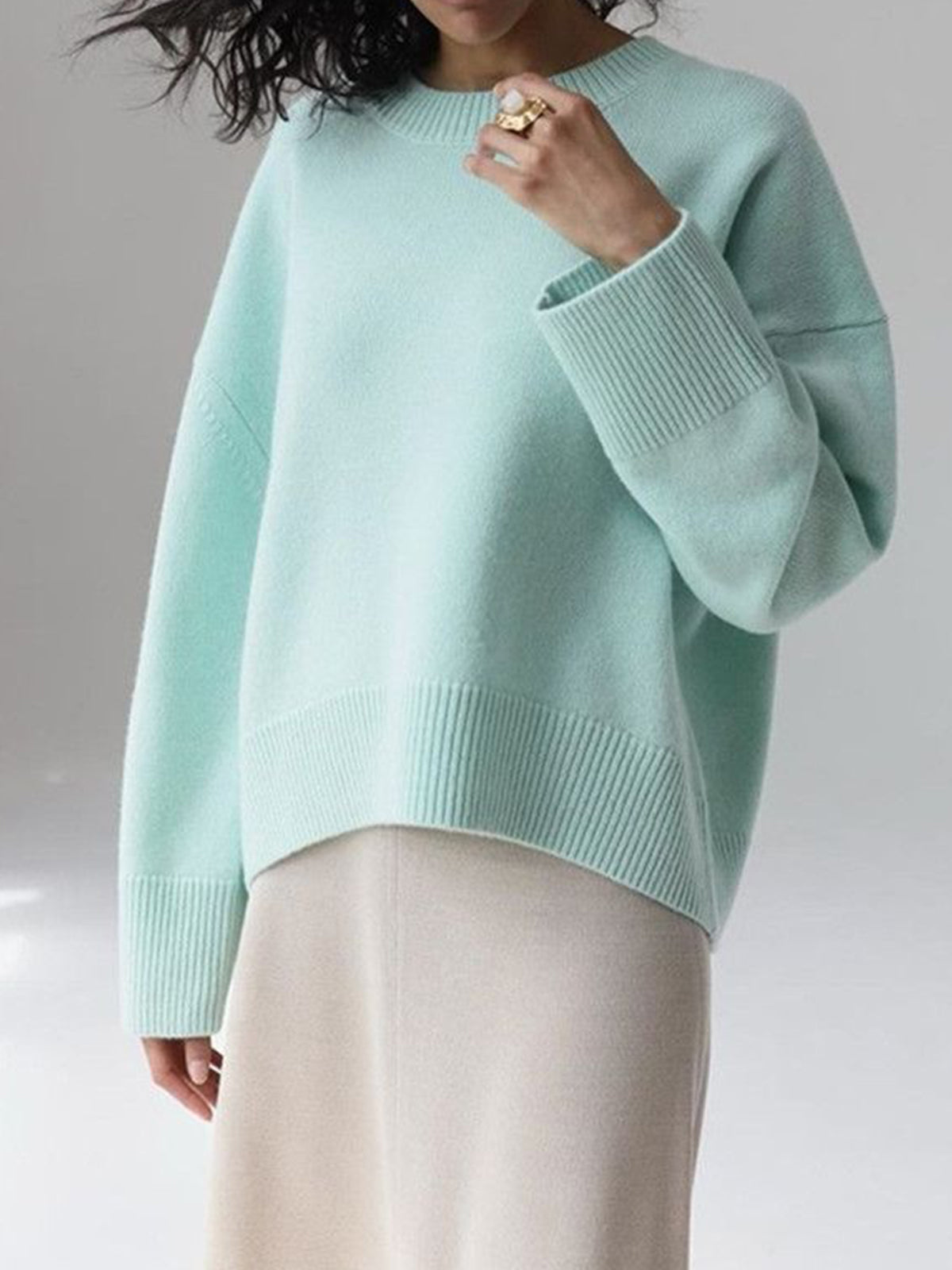 Zuckerwatte Oversized Pullover
