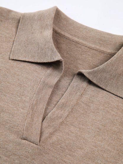 Freizeit Pullover mit Kragen