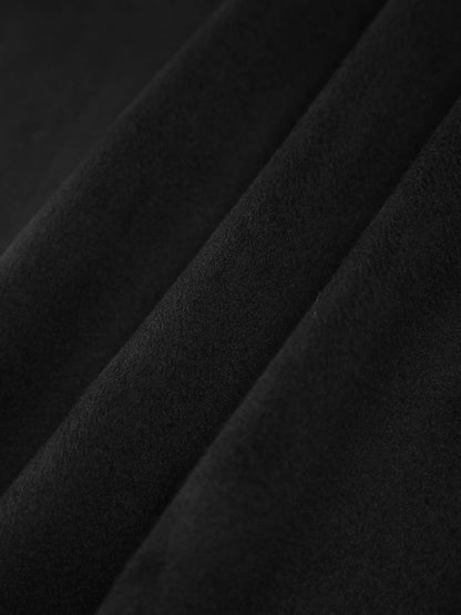 Kontrastbesatz-Jacke mit passendem Schal