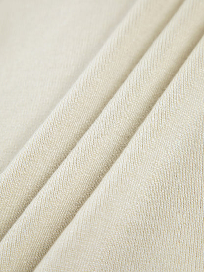 Zweifarbiges, doppelseitiges Stricktop mit langen Ärmeln
