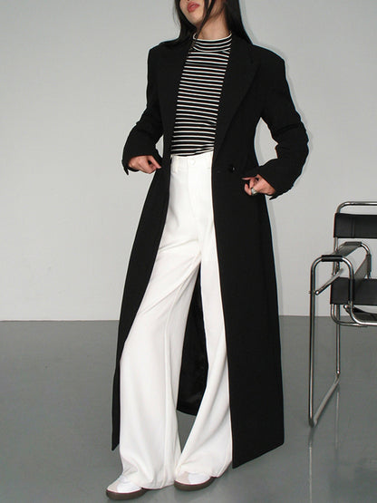 Kragen Taschen Blazer Mantel