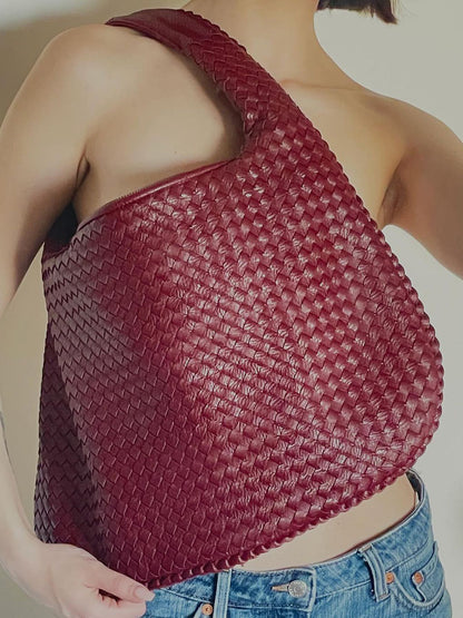 Unberechenbare Liebe Geflochtene Tasche