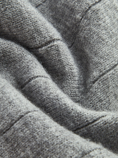 Rundhals Knopfweicher Cardigan