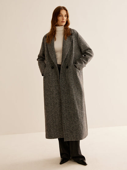 Wesentlicher vielseitiger langer Trenchcoat