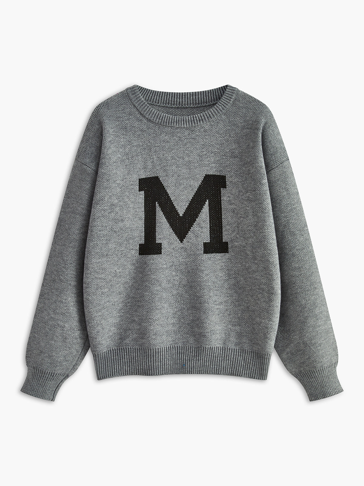 Bedruckter lockerer Pullover