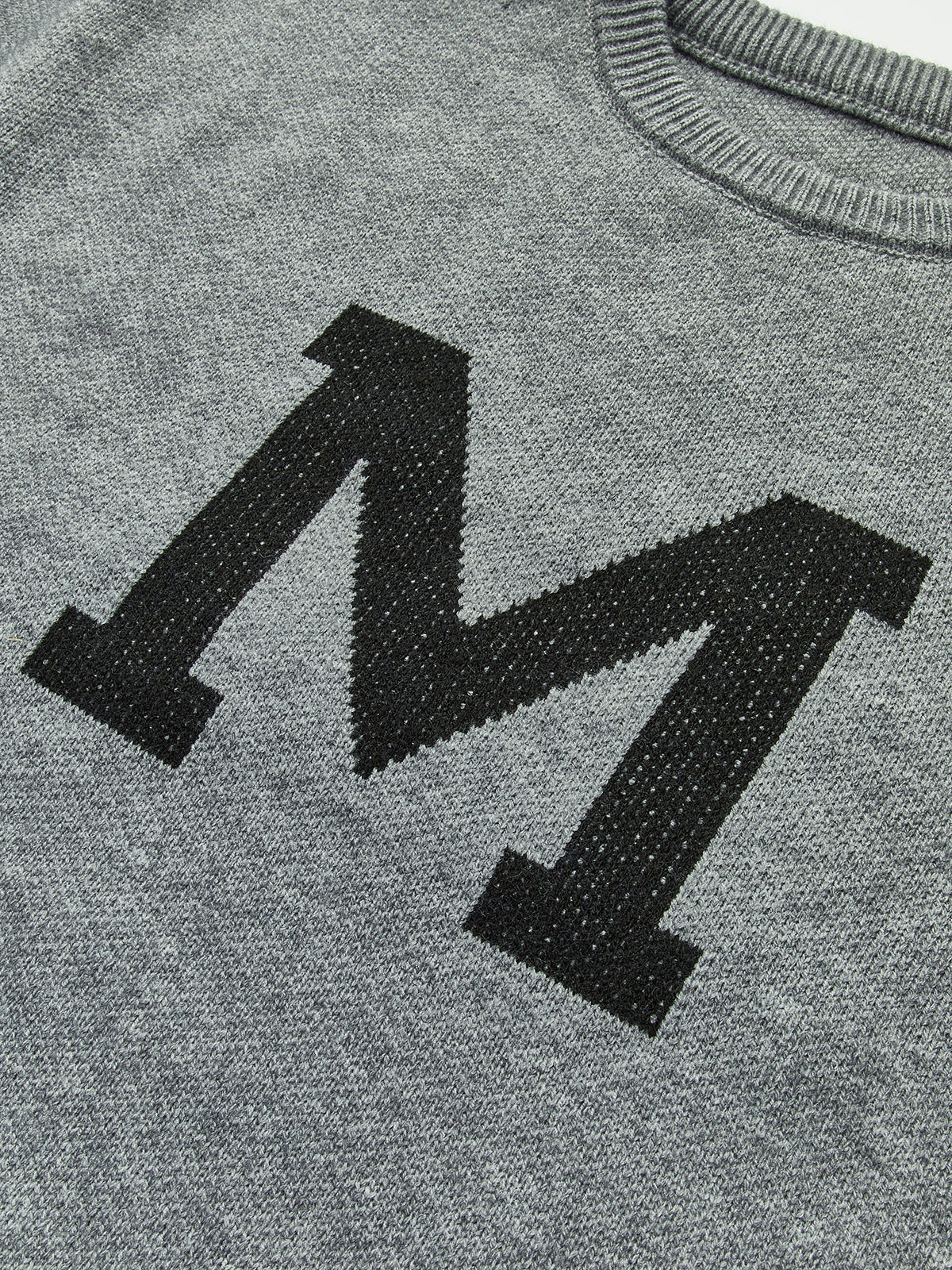 Bedruckter lockerer Pullover
