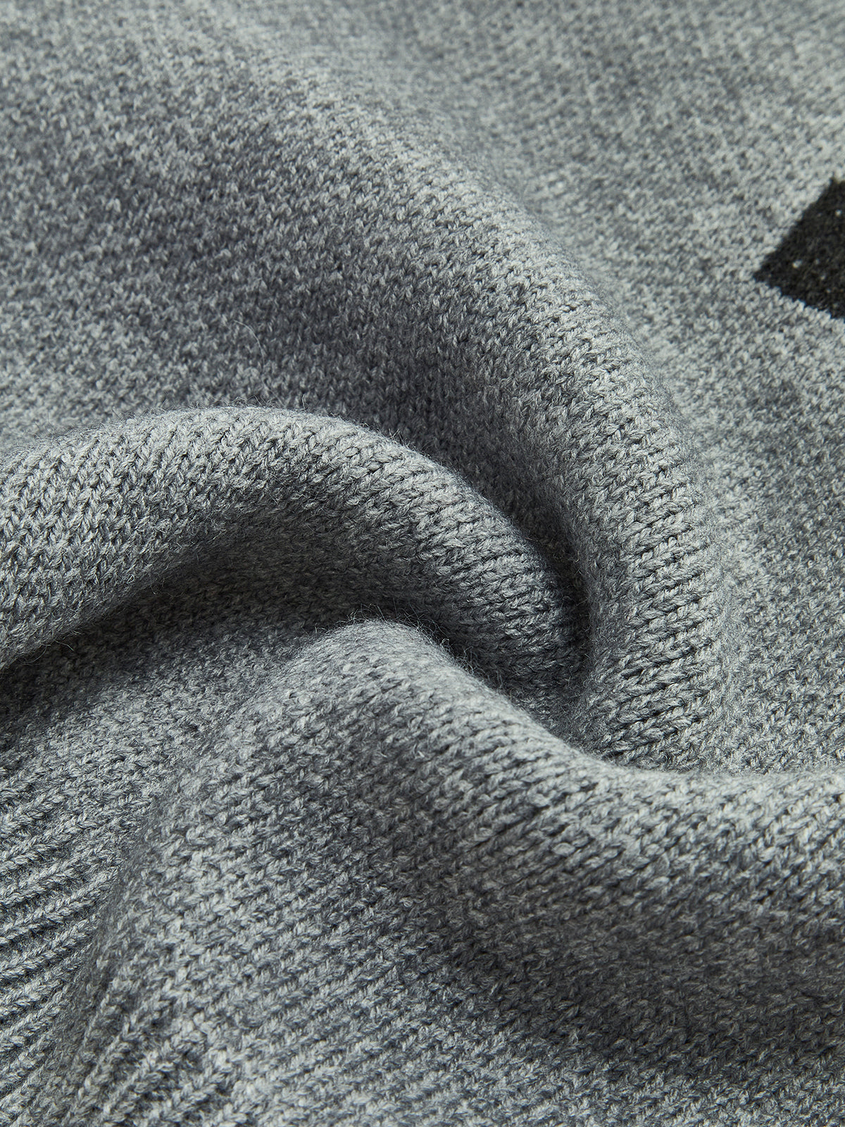 Bedruckter lockerer Pullover