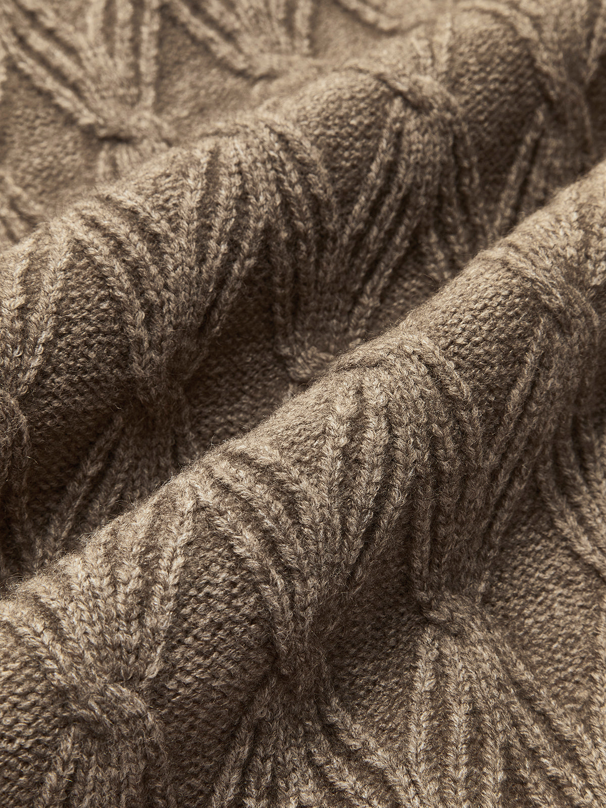 Diamantstich Strick Longline Cardigan