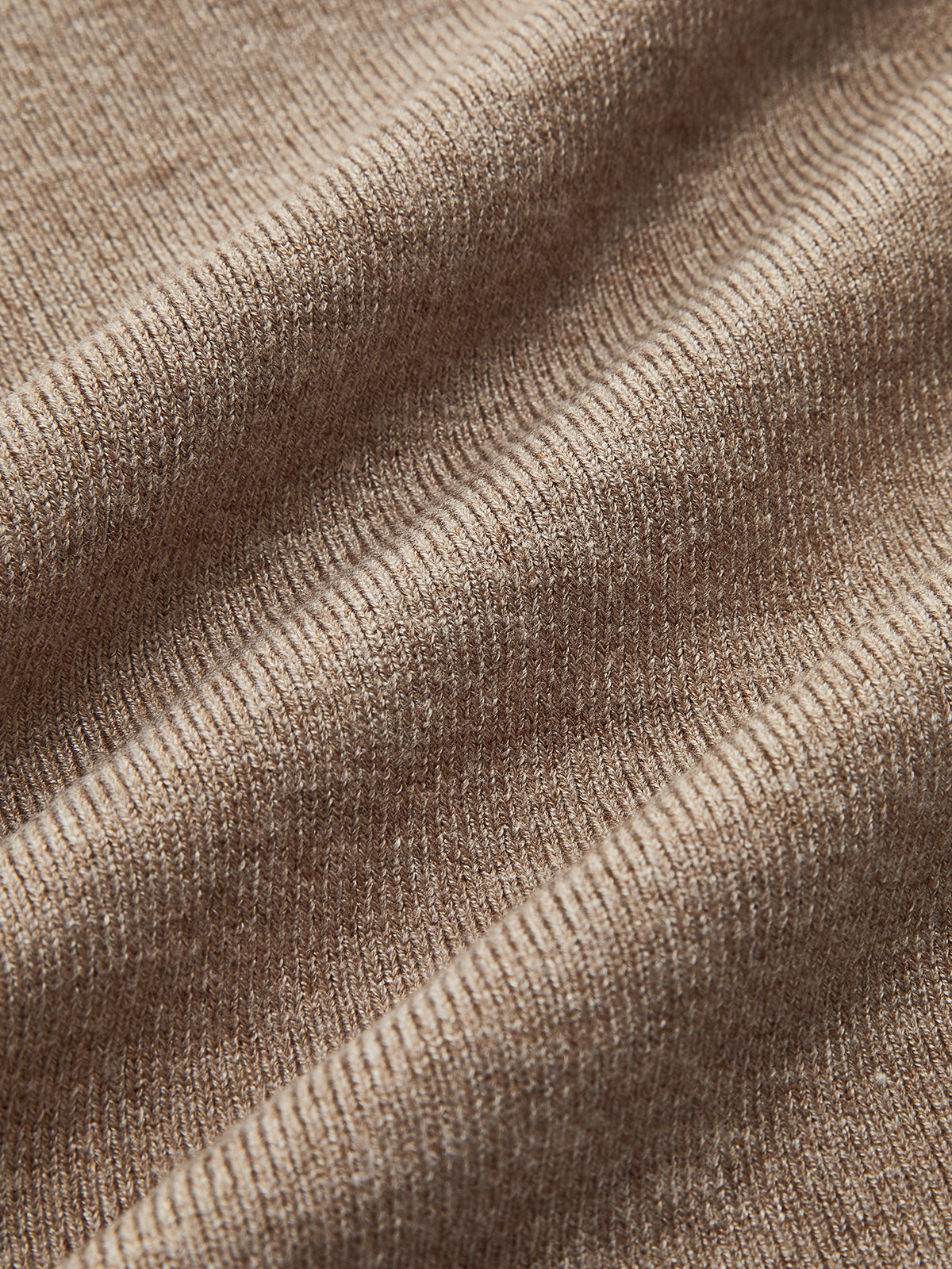 Asymmetrisches Patchwork Langarm-Mockneck Strickoberteil