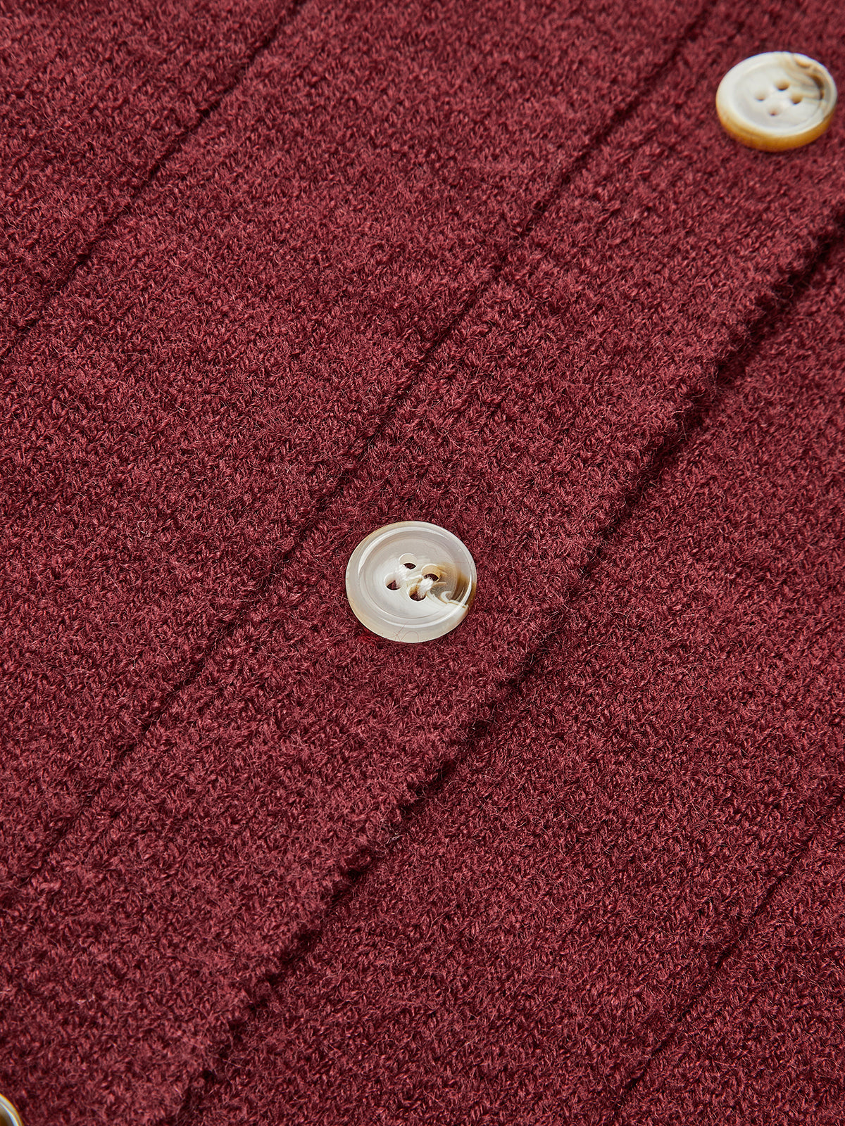 Rundhals Knopfweicher Cardigan