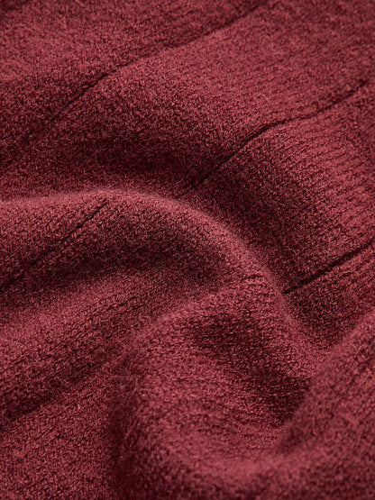 Rundhals Knopfweicher Cardigan