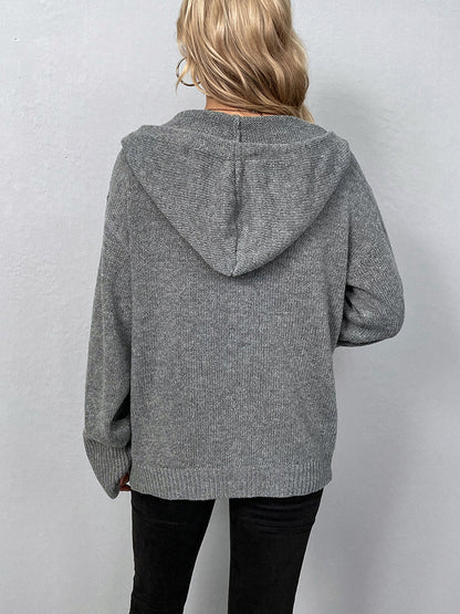 Hoodie mit Raffung und Detail