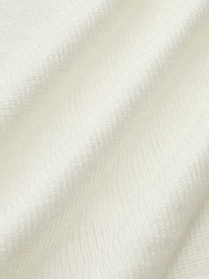 Kreuzkragen Cold-Shoulder Pullover