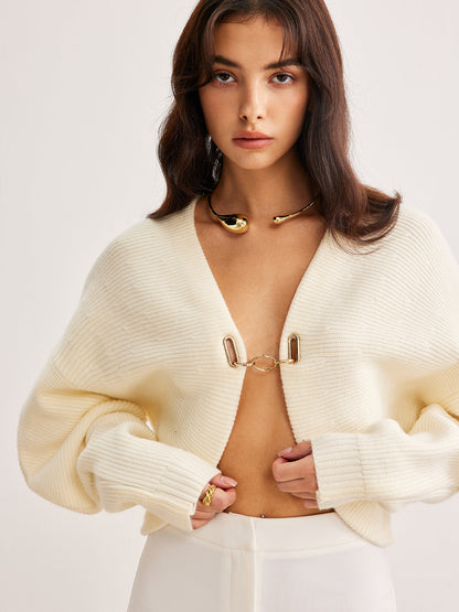 Kuzu Kolu mit Metall-Details Cardigan