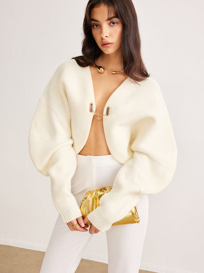 Kuzu Kolu mit Metall-Details Cardigan