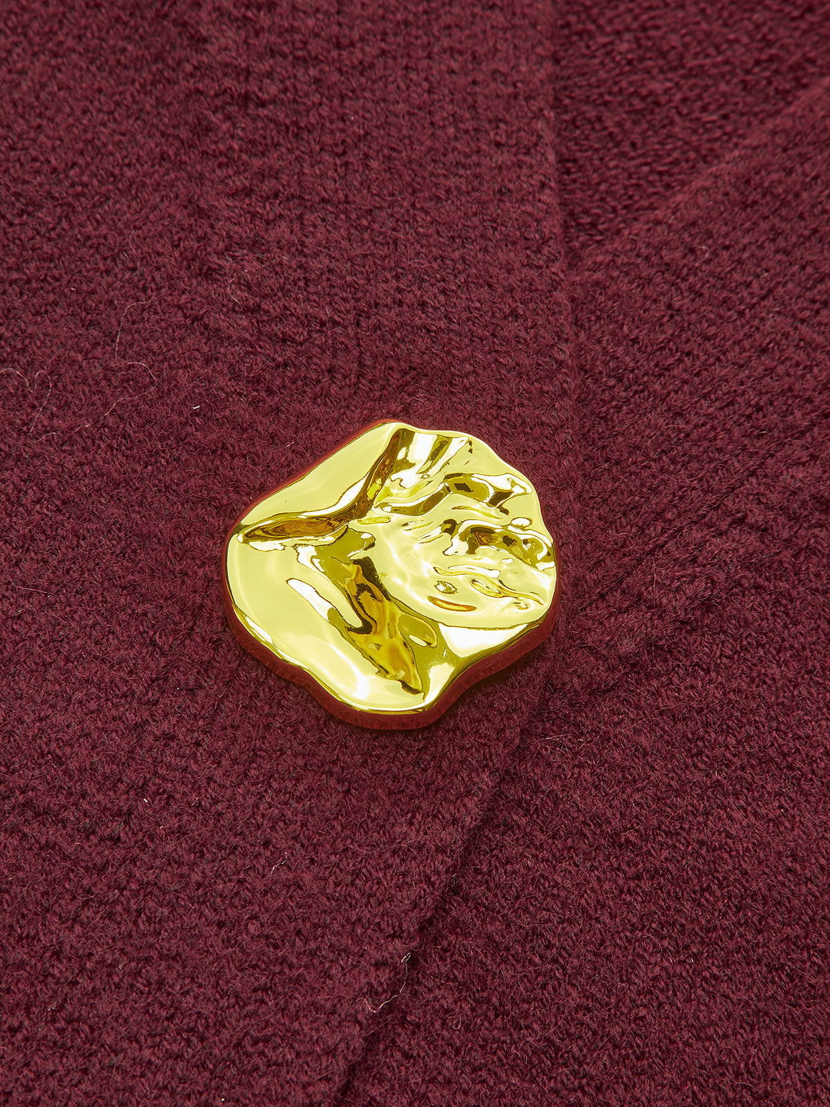Eleganter Metallknopf Kurzer Cardigan