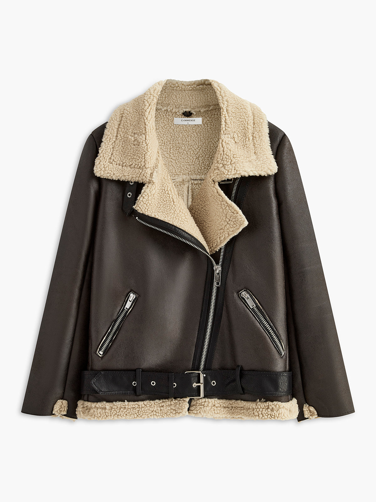 Reißverschluss Gürtel Soft Fleece Jacke