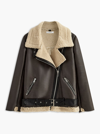 Reißverschluss Gürtel Soft Fleece Jacke