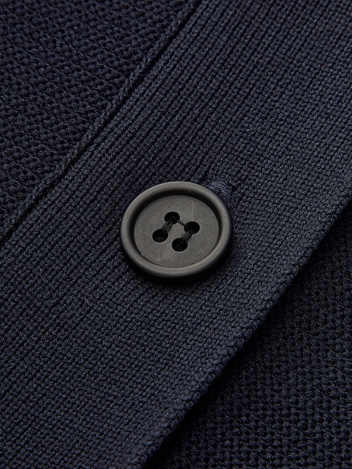 V-Ausschnitt Rüschendetail Knopfjacke